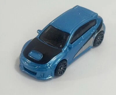 2011 Hot Wheels Fast & the Furious Blue SUBARU WRX STI 1:64 - Image 1 of 4