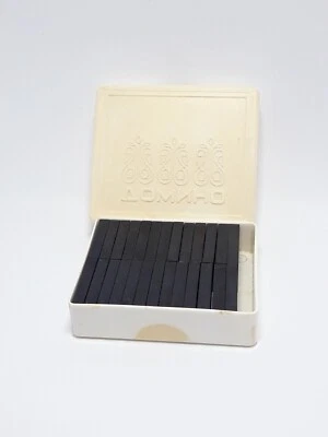 Vintage Soviet Board Game DOMINO Game Toy with BOX USSR Original Old Rare Rarity - Image 1 of 4