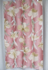 SHIKIBO Print pink floral Asian pattern fabric 40" X 36" quilting sewing - Picture 1 of 5