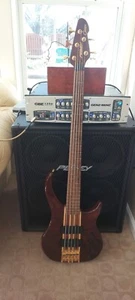 USA-Made Vintage Peavey Cirrus 5 String Fretless Bass Guitar Jazz Humbucker - Picture 1 of 21