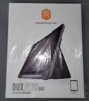 STM Dux Plus Duo, Ultra-Protective case for Apple iPad 7th Gen - Black SEE PICS - Image 1 of 4