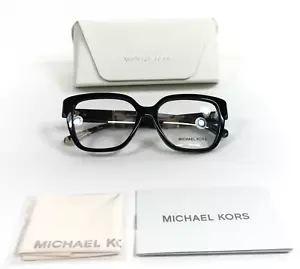 Michael Kors Eyeglasses Frames MK4112 Polanco 3005 Shiny Black Cat Eye 52-16-140 - Picture 1 of 13