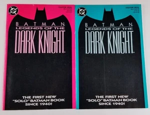 Batman Legends of the Dark Knight #1's Lot of 2 DC Comic Books 1989 VF NM Z121 - Picture 1 of 6