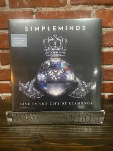 SIMPLE MINDS: Live in the City of Diamonds 2LP Double Glitter Vinyl - Picture 1 of 2