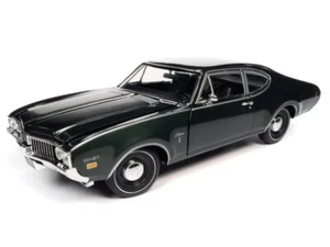 OLDSMOBILE Cutlass W-31 - 1969 - Glade Green Poly - Auto World 1:18 - Foto 1 di 6
