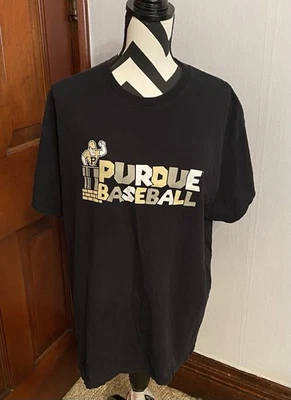 Gildan brand Purdue University Boilermakers "Super Mario" T-Shirt Baseball, XL - Image 1 of 3