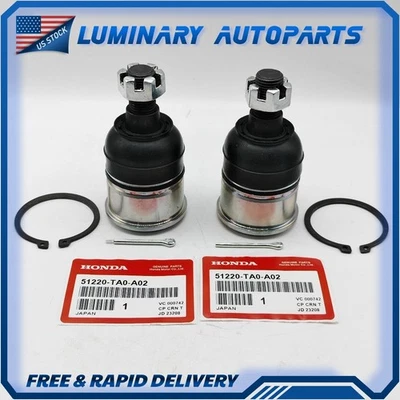 NOVO FABRICANTE DE EQUIPAMENTO ORIGINAL 2 PEÇAS Junta Esferográfica Inferior Frontal PARA Honda Acura TSX TL 51220-TA0-A02 EUA - Imagem 1 de 4