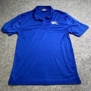 Best Buy Shirt Mens M Employee Uniform Polo Blue Short Sleeve - Picture 1 of 4