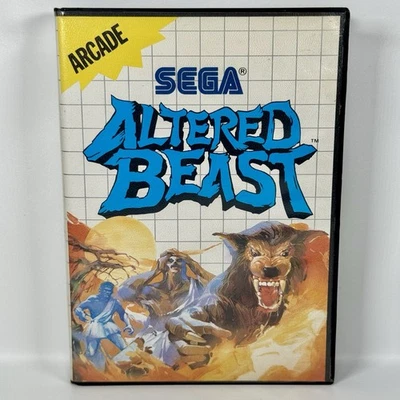 Altered Beast (Sega Master, 1989) Game Cartrdige and Case - Image 1 of 4