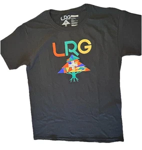 Lifted Research Group Youth Boys LRG Tree Logo Black Shirt X Large NEW School - Picture 1 of 6