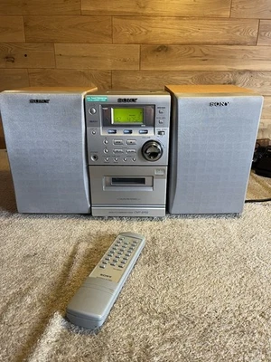 Sony CMT-EP50 HiFi Tape Cassette CD Player with AM/FM Radio Fully Working - Image 1 of 4