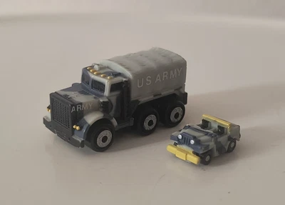 GALOOB MicroMachines INSIDERS - CARGO TRUCK + JEEP (Micro Mini) - Immagine 1 di 4