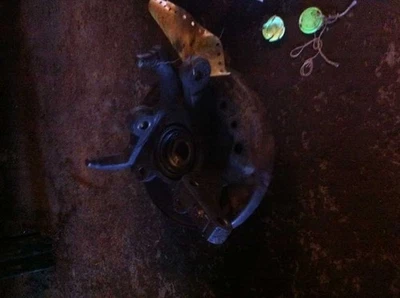 82-84 Nissan Stanza Left Driver Front Brakes Hub And Rotor Thru 3/84  March 1984 - Image 1 of 4