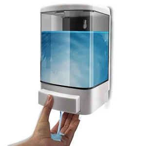 Soap Dispenser Wall Mount, 1000ML Commercial Manual Soap Dispenser Wall Mount... - Picture 1 of 7