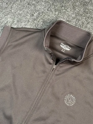 Straight Down Mens Vest 1/4 Zip Pullover Golf Performance Gray Polyester New - Image 1 of 4