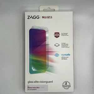 ZAGG iPhone 14 Pro Ochrona ekranu Niewidoczna osłona Szkło Elite Visionguard - Zdjęcie 1 z 5