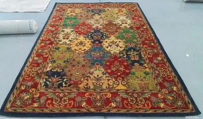 MULTI / BURGUNDY 6'-0" x 9'-0" Hole in Rug, Reduced Price 1172784581 HG911A-6 - Image 1 of 4