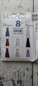 3 McCall's Dress Patterns Size A - Picture 1 of 6