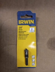 Irwin 3/8 Zoll 5/8 Durchmesser Schnellarbeitsstahl Senker 1/4 Zoll Rundschaft - Bild 1 von 3