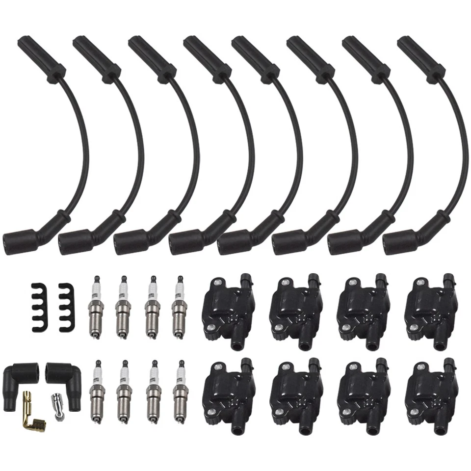 Ignition Coils &Spark Plugs &Wire For 14-20 GMC Sierra 1500 Chevy Silverado 1500 - Image 1 of 4