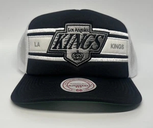 Los Angeles Kings Mitchell & Ness Black Sideline Trucker Vintage Snapback Hat - Bild 1 von 12