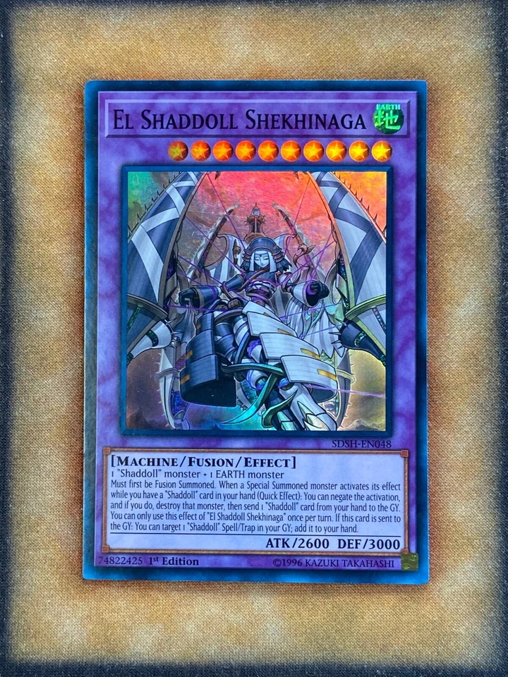 Yugioh El Shaddoll Shekhinaga SDSH-EN048 Super Rare 1st Ed NM - Image 1 of 1