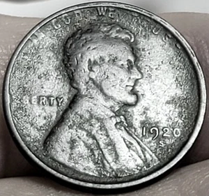 1920 S Lincoln Wheat Cent US Copper Penny - Picture 1 of 3