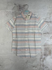 Hope & Henry Boys Linen Shirt Blue - Picture 1 of 4