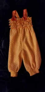 Bonnie Jean Orange Polka Dot Party Pants Romper Size 6 - Picture 1 of 7