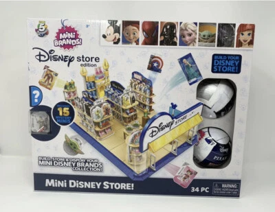 Мини-бренды сюрпризов Zuru 5! Игровой набор Mini Disney Store — 34 шт. — совершенно новый - Изображение 1 из 4