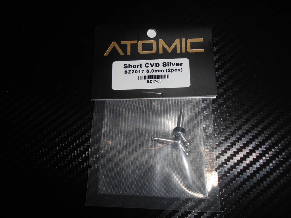 Atomic 1/28 scale RC Car Part BZ17-08 short CV Silver    Mini Z - Image 1 of 1