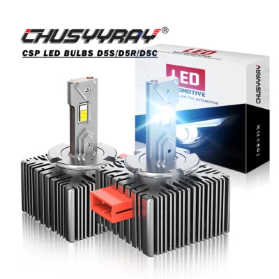 2023 New FOR 16-20 GMC Sierra 1500 2500 3500 D5S 300W Xenon LED Bulb Super White - Изображение 1 из 4