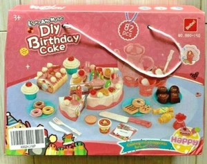 Diy Birthday Cake Light and Music Playset 82 pcs NEW - Picture 1 of 3