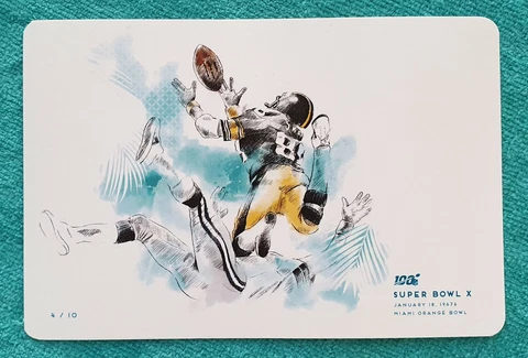 SUPER BOWL LIV - NFL TAILGATE STAMPED POSTCARD - KC CHIEFS - PITTSBURGH STEELERS Cover