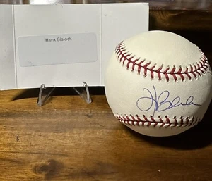 Hank Blalock Autograph Baseball Texas Rangers - Picture 1 of 2