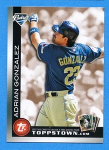 2010 Topps Town Gold #FCTTT4 Adrian Gonzalez Padres - Picture 1 of 1
