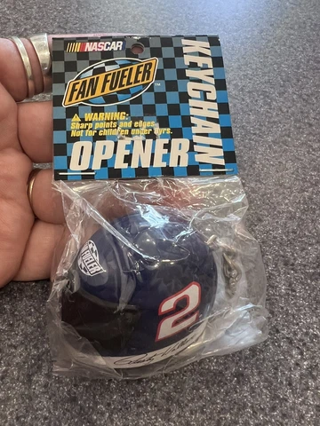 NASCAR - Rusty Wallace #2 - MINI HELMET KEYRING - KEY CHAIN-a1 Cover