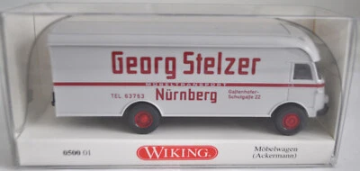 Wiking 0500 01  MB Ackermann Vintage Moving Van ("Georg Stelzer") -  NEW w/BOX - Image 1 of 4