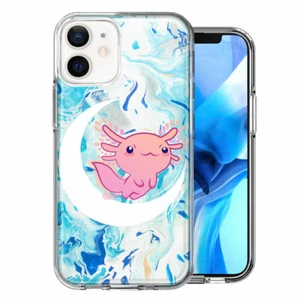 For Apple iPhone 12 Mini Axolotl Moon Mable Double Layer Phone Case Cover - Picture 1 of 1