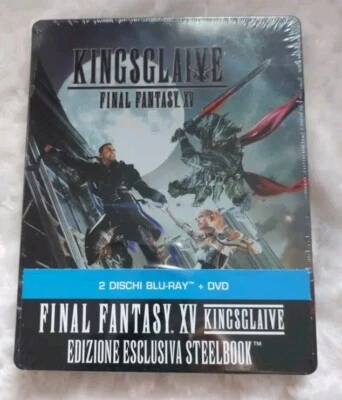 Kingsglaive Final Fantasy XV 2 Disc Steelbook Edition Blu Ray Italienisch - Bild 1 von 3