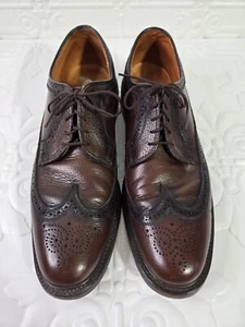 Vtg Dexter Shoemakers to America Oxford Shoes Mens 13 Brown Leather Wing Tip USA - Picture 1 of 12