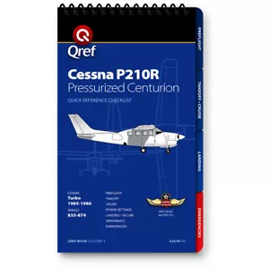 Cessna P210R Pressurized/Turbo Centurion Qref Book QREF-CE-210RP-1 - Bild 1 von 1