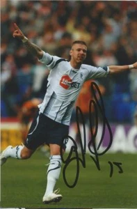 BOLTON: GRETAR STEINSSON SIGNED 6x4 ACTION PHOTO+COA - Picture 1 of 1