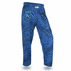 Zumbaz Mens MLB Kansas City Royals Drawstring Zebra Pants NWT XS, S - Picture 1 of 2
