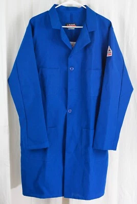 Bulwark FR Bulwark L EXCEL FR Flame Resistant Lab Coat Blue Size Small - Image 1 of 3
