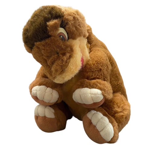Vintage Gund Little Foot Plush 1988 The Land Before Time 15” Big brown dinosaur Cover