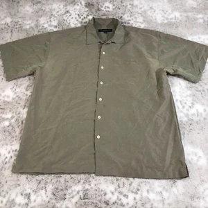 Camisa De Colección Quiksilver Para Hombres XL Botón Iridiscente Brillo Surf Polinósico Años 90 Rosa - Imagen 1 de 13