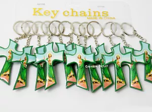 12 Pc San Judas St Jude Keychain Party Favors Baptism Comunion Recuerdos Bautizo - Picture 1 of 5