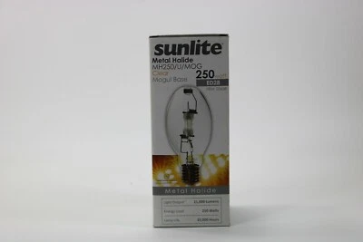 Sunlite MH250/U/MOG 250 Watt ED28 Metal Halide M58 Clear Lamp  - Image 1 of 4