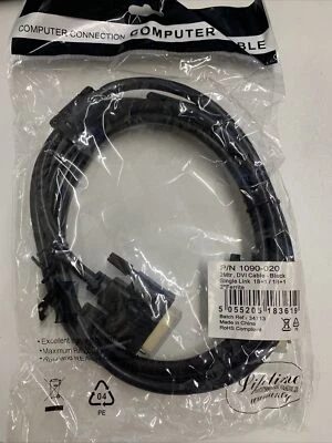 2m DVI-D 18+1pin Male to Male Cable Digital Video Lead (1090-020) - Image 1 of 4